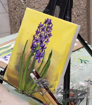 student work at Muttart 5