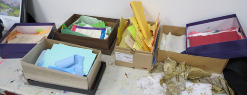 recycled paper papermaking workshop