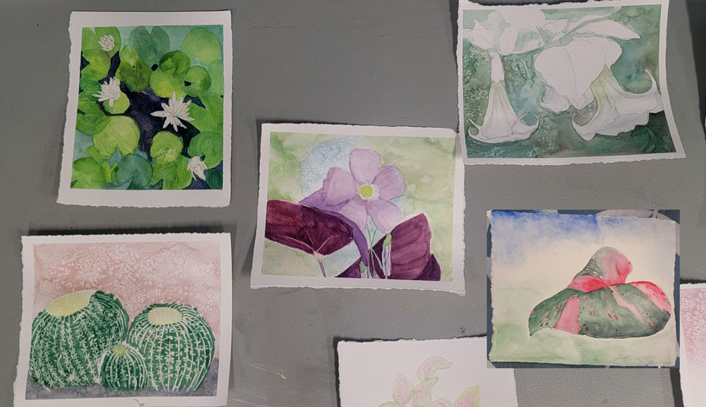 watercolor class