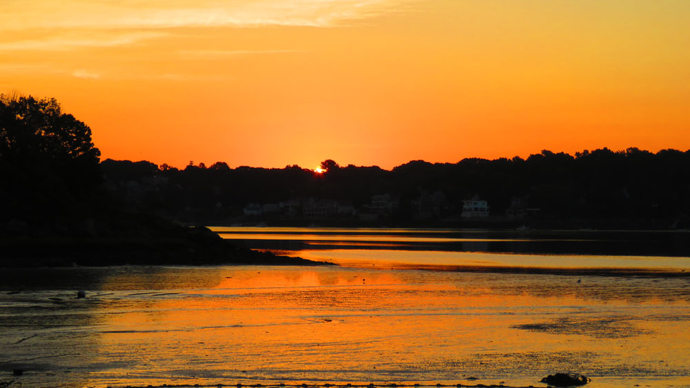 salom beach lowtide dawn